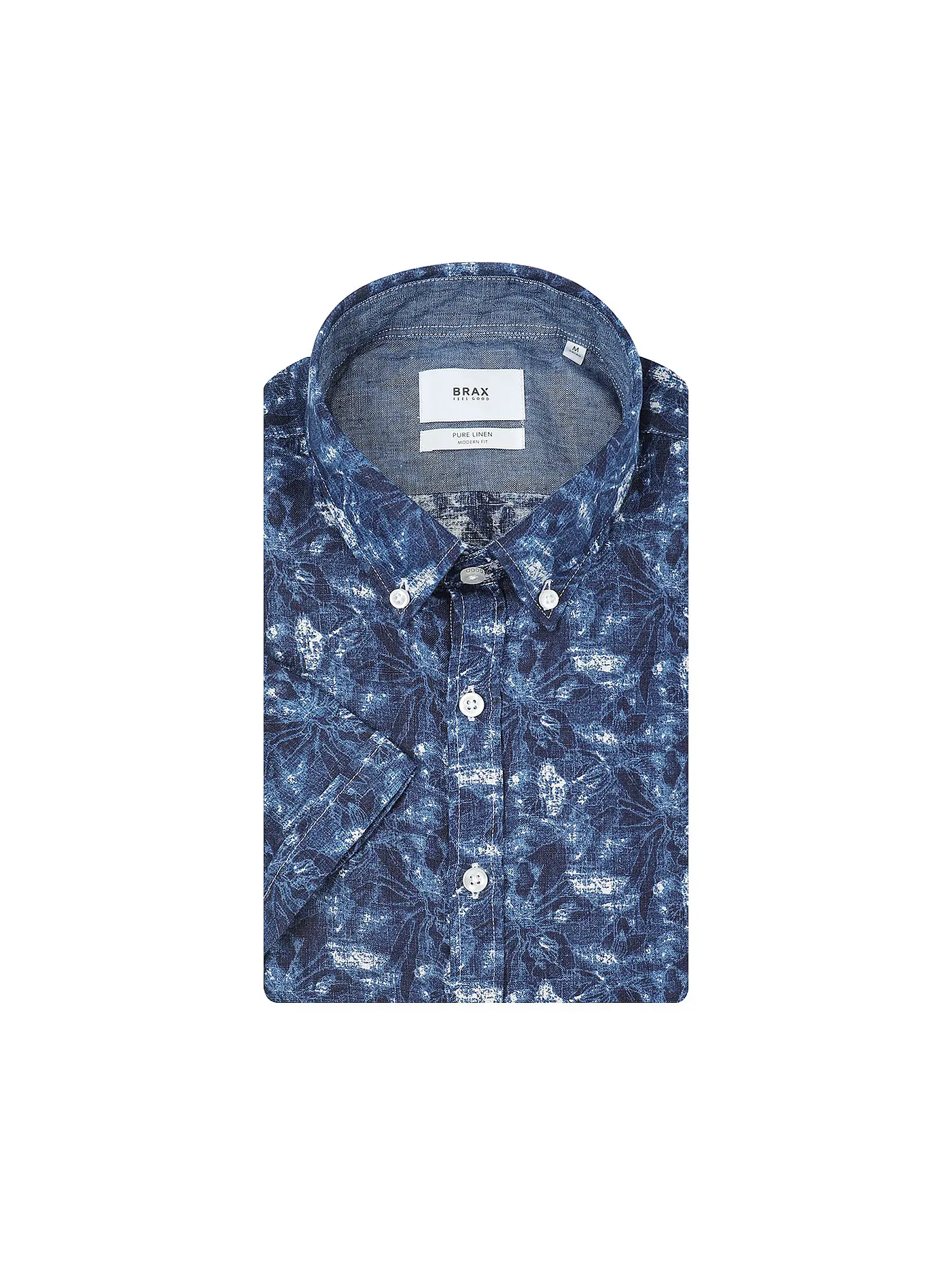 BRAX | Leinenhemd Modern Fit  DAN P | blau